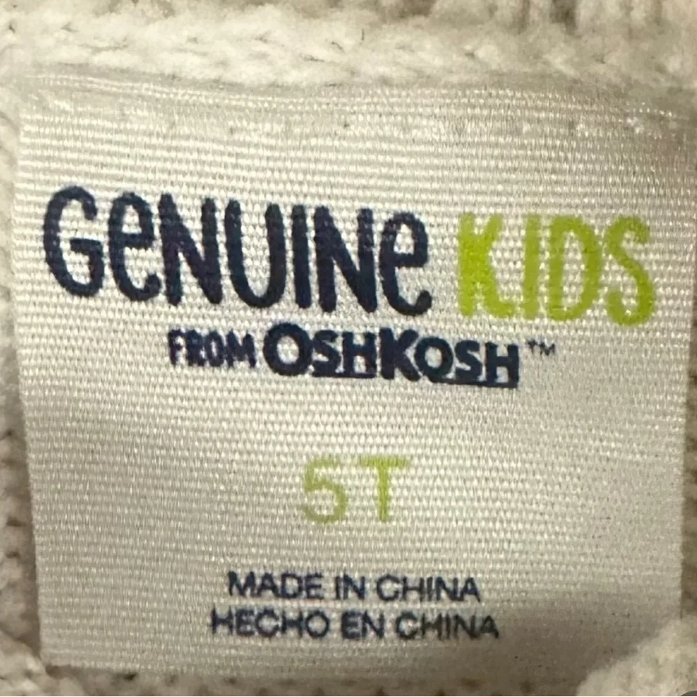 OshKosh Boys 5T Shawl Collar Cardigan‎ Grandpacore Cottagecore Old Money Preppy